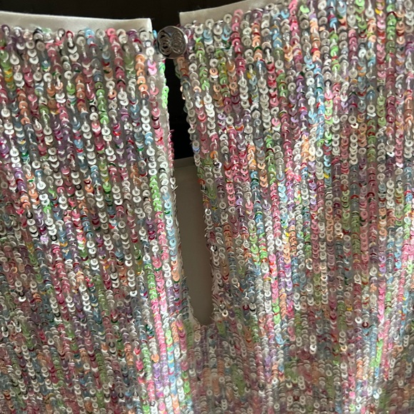 Multicolor, sequin shirt - Picture 5 of 6